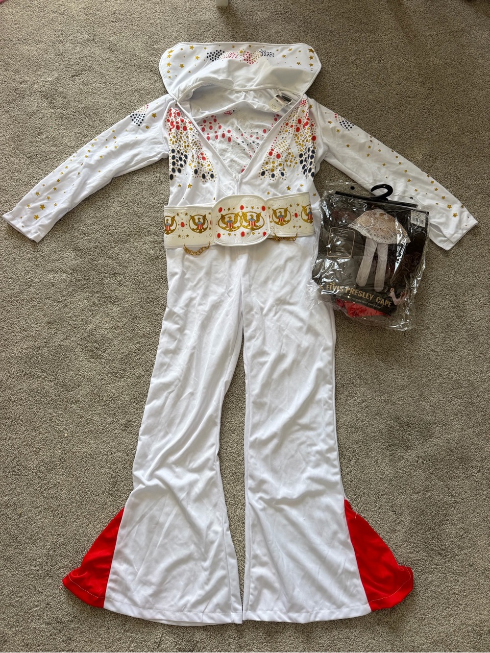 Elvis 3 Piece Costume Set- Size Medium